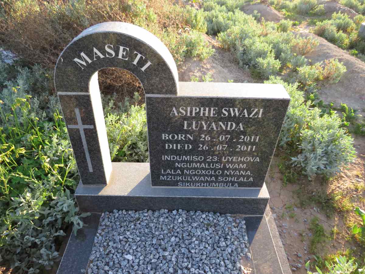 MASETI Asiphe Swazi Luyanda 2011-2011
