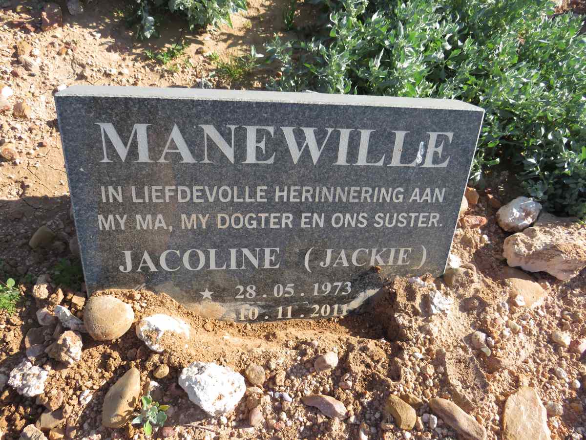 MANEWILLE Jacoline 1973-2011