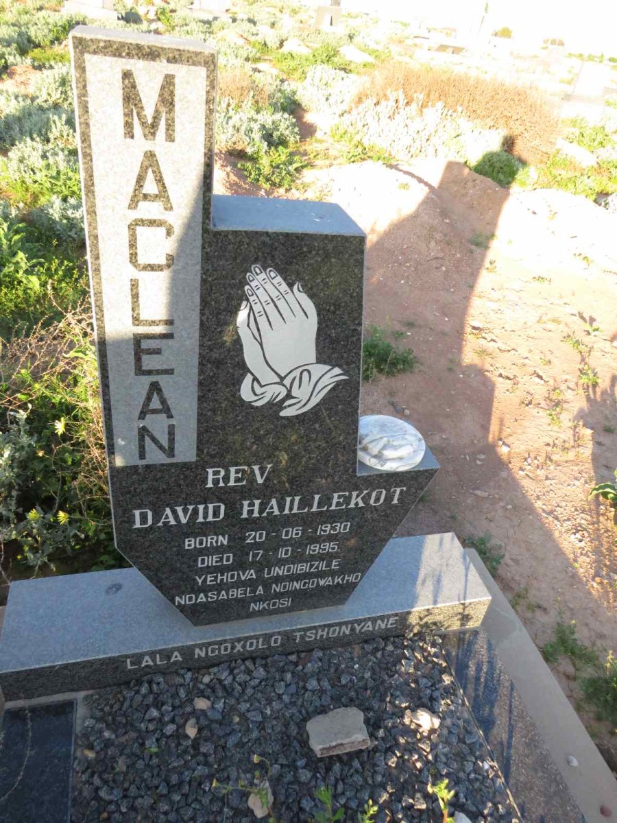 MACLEAN David Haillekot 1930-1995