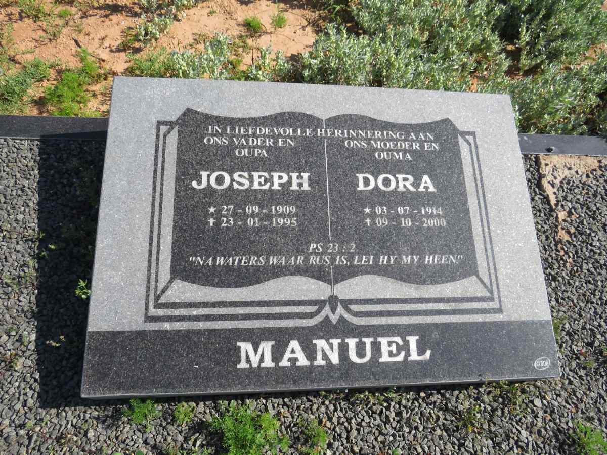 MANUEL Joseph 1909-1995 & Dora 1914-2000