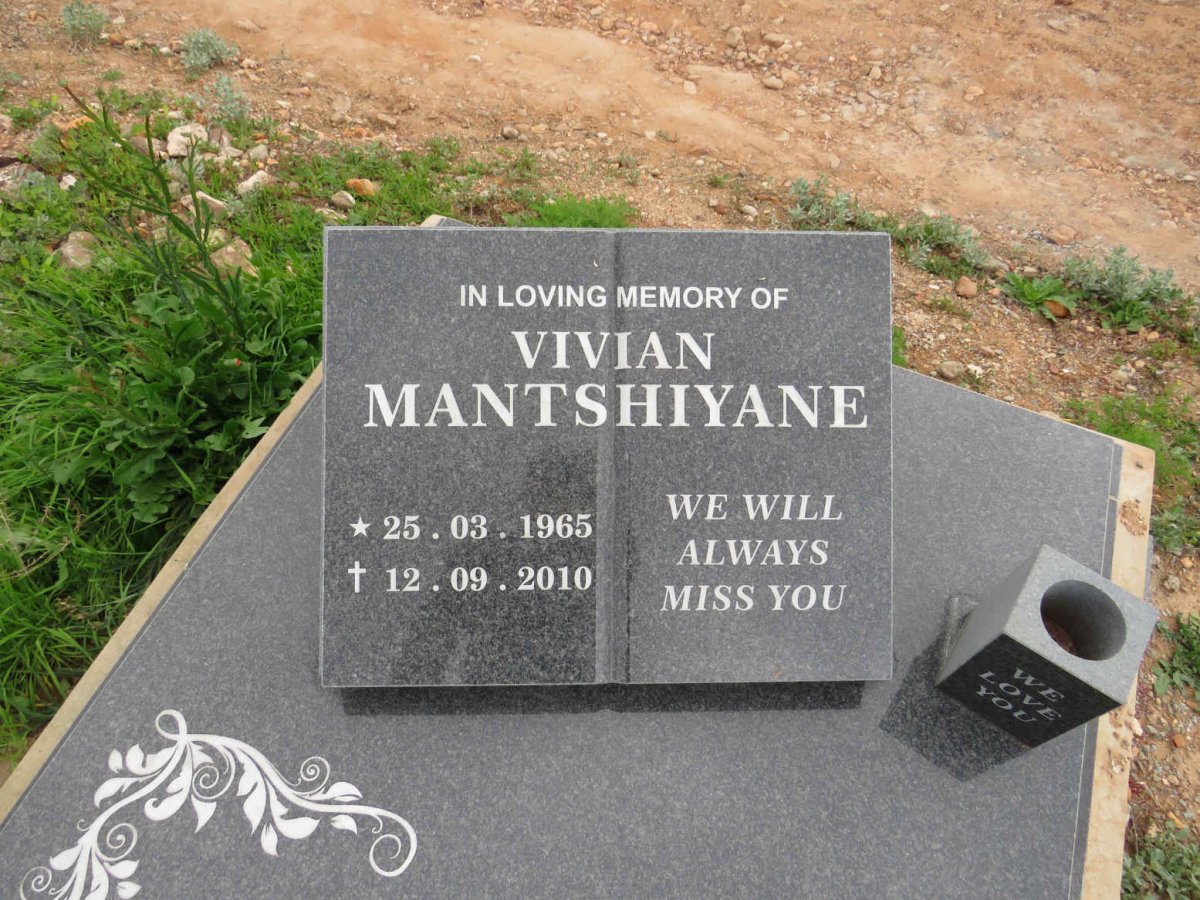 MANTSHIYANE Vivian 1965-2010