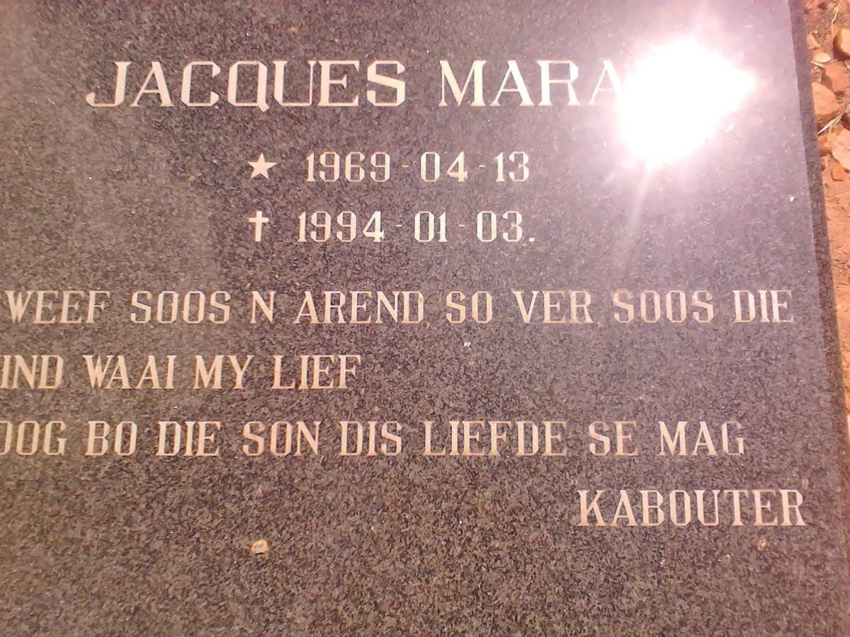 MARAIS Jacques 1969-1994