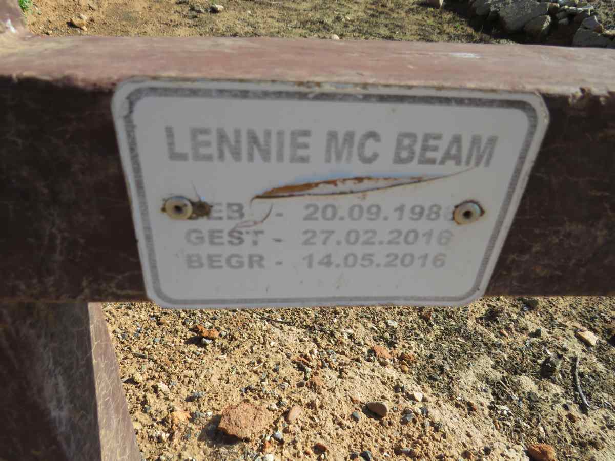 MCBEAM Lennie 198?-2016