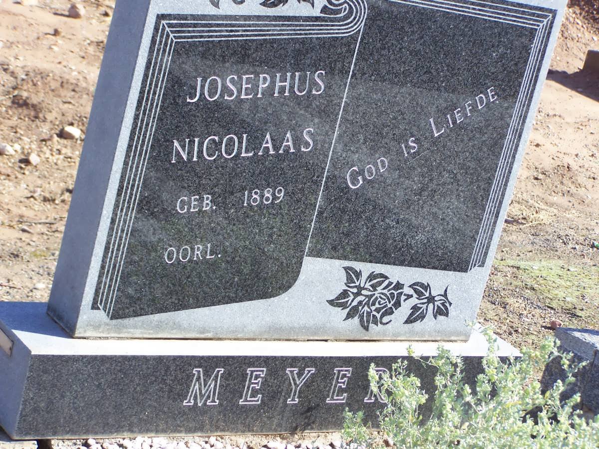 MEYER Josephus Nicolaas 1889-
