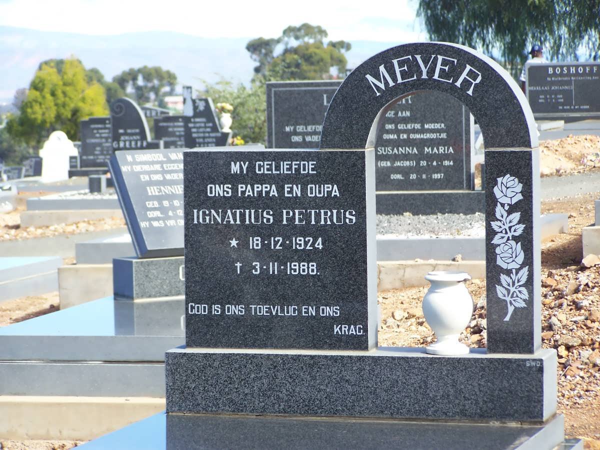 MEYER Ignatius Petrus 1924-1988