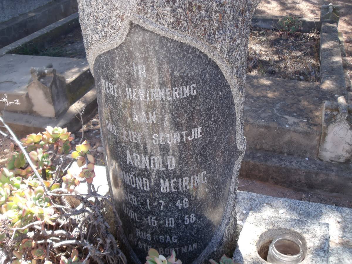 MEIRING Arnold ? 1946-1958