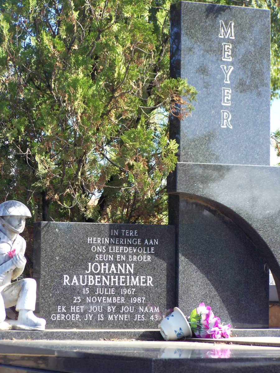 MEYER Johann Raubeheimer 1967-1987