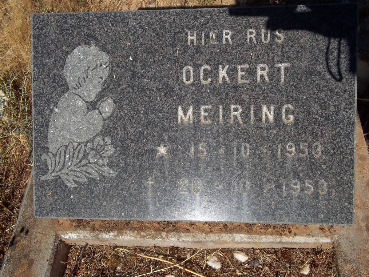 MEIRING Ockert 1953-1953