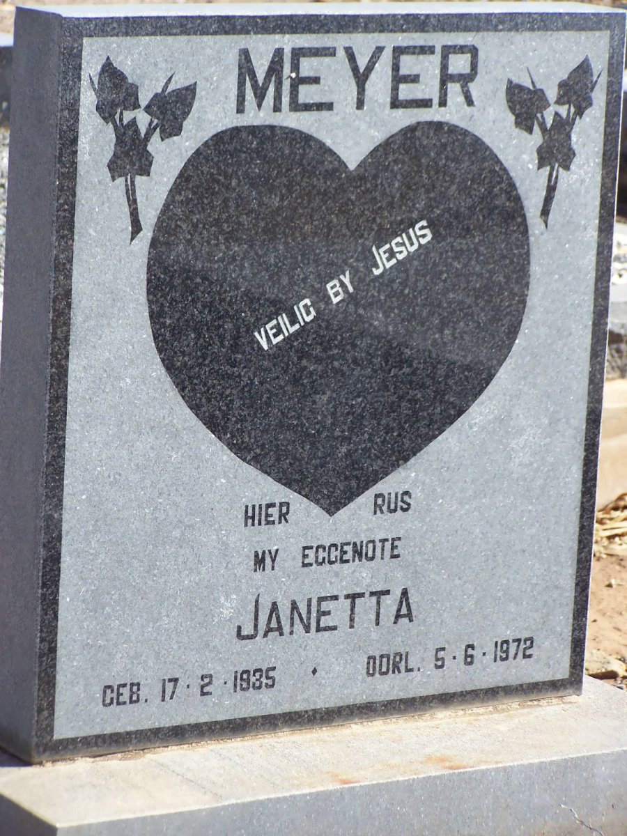 MEYER Janetta 1935-1972