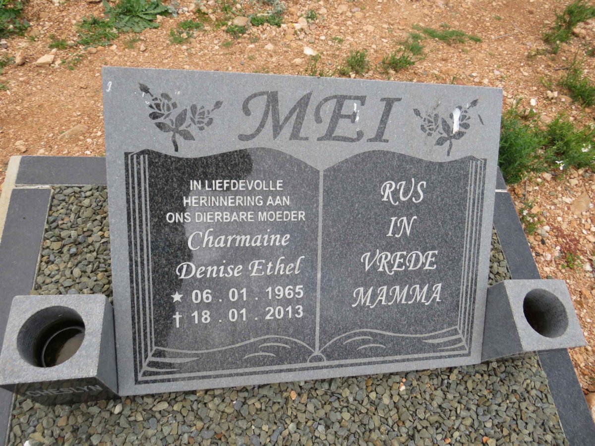 MEI Charmaine Denise Ethel 1965-2013