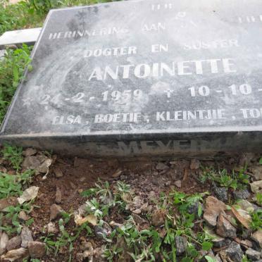 MEYER Antoinette 1959-1998
