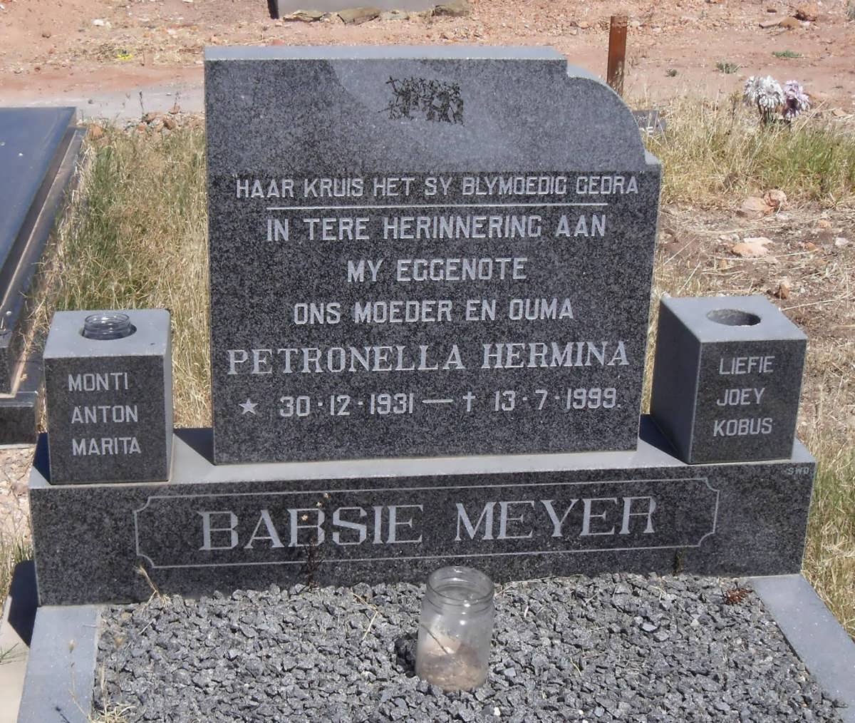 MEYER Petronella Hermina 1931-1999