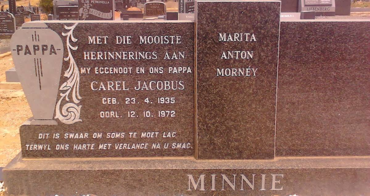 MINNIE Carel Jacobus 1935-1972