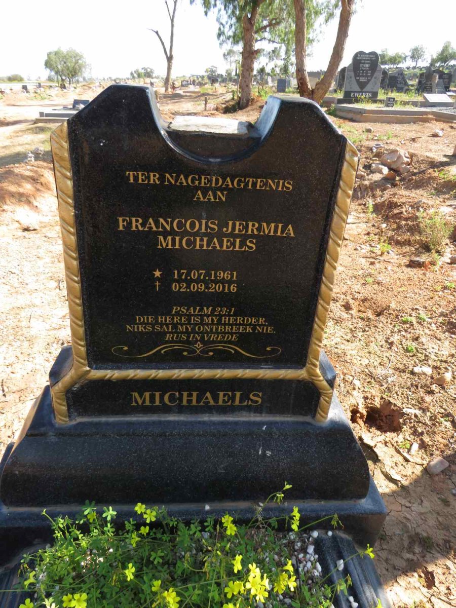 MICHAELS Francois Jermia 1961-2016