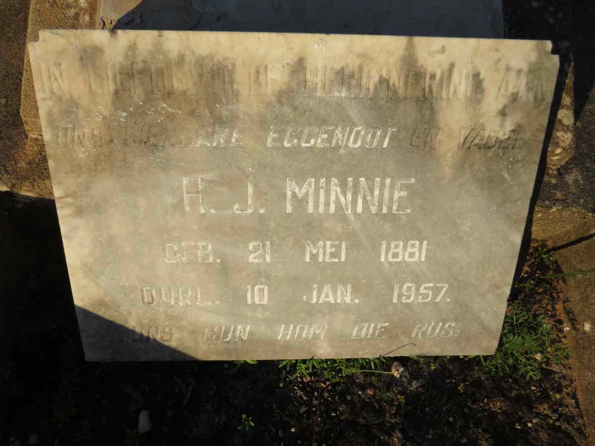 MINNIE H.J. 1881-1957