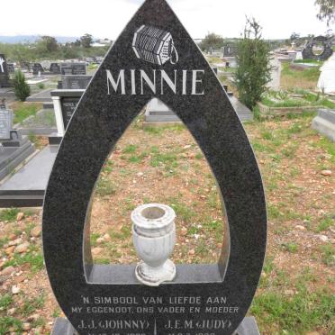 MINNIE J.J. 1938-1987 & J.E.M. 1939-2015 