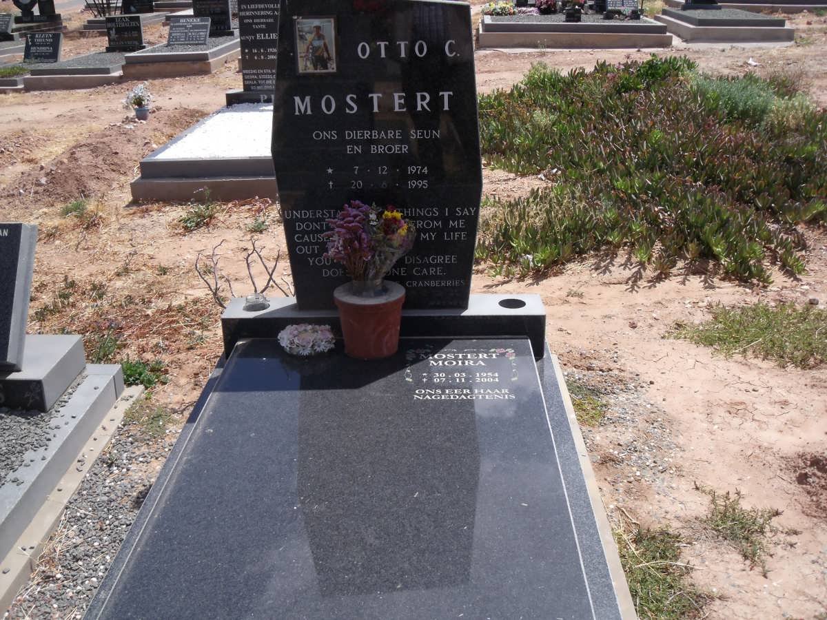 MOSTERT Otto C. 1974-1995 :: MOSTERT Moira 1954-2004