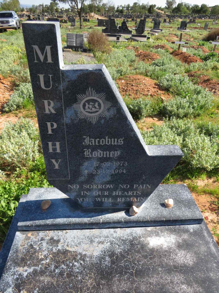 MURPHY Jacobus Rodney 1973-1994