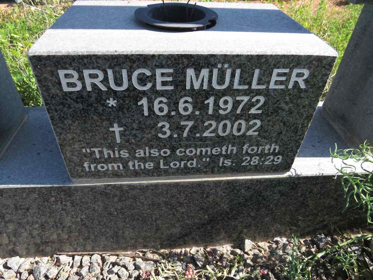 MULLER Bruce 1972-2002