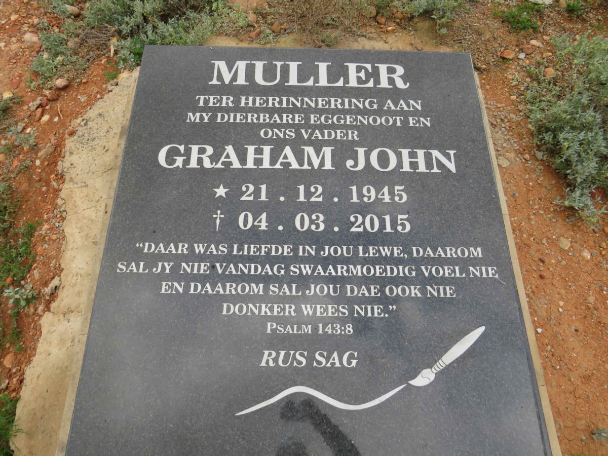 MULLER Graham John 1945-2015