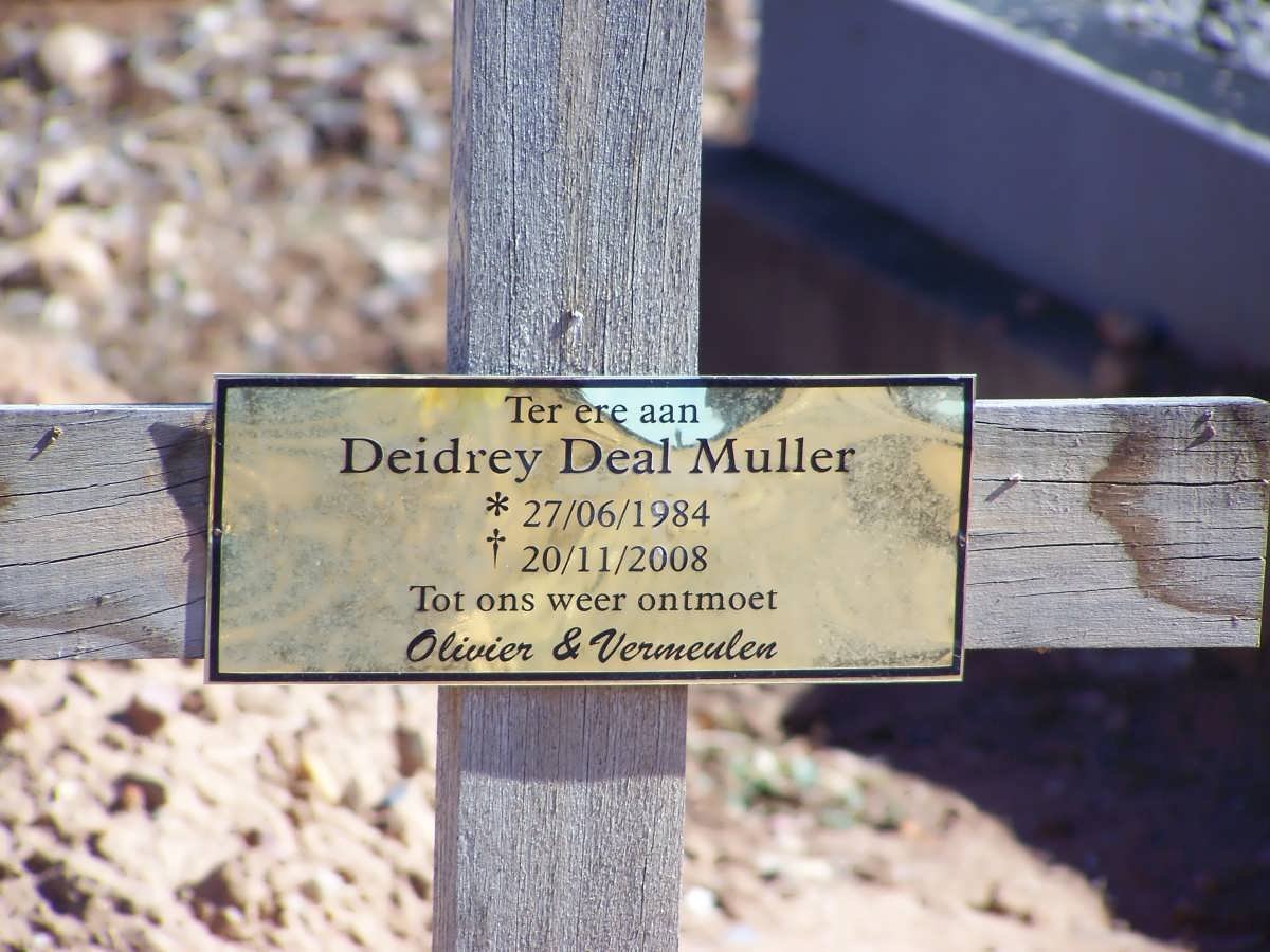 MULLER Deidrey Deal 1984-2008