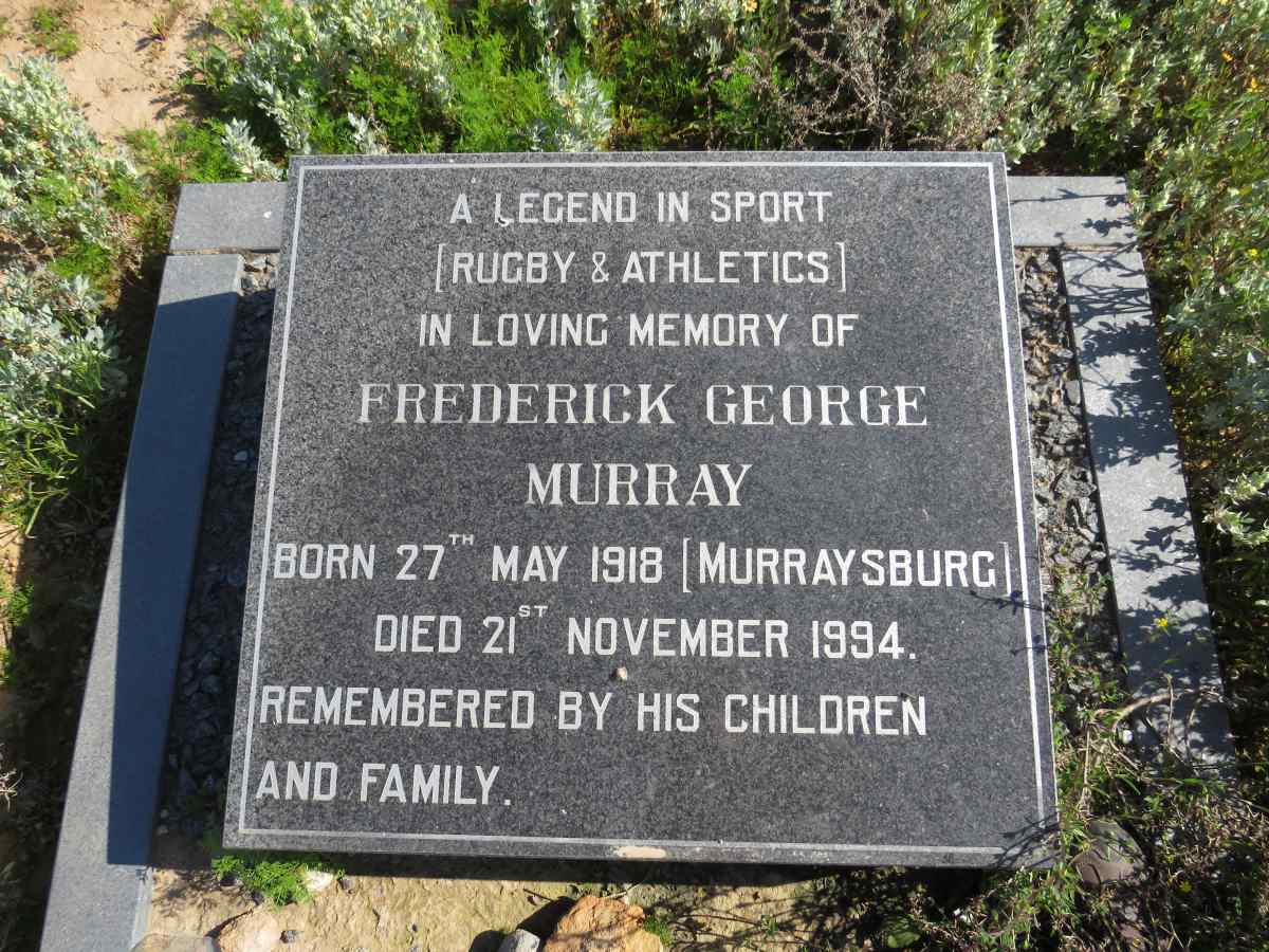 MURRAY Frederick George 1918-1994