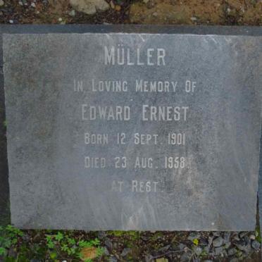 MULLER Edward Ernest 1901-1958