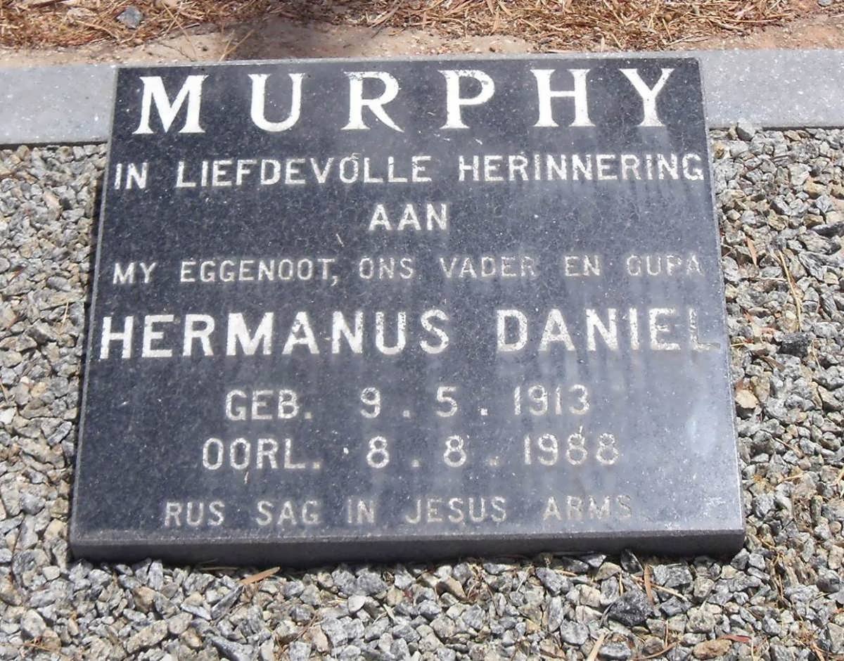 MURPHY Hermanus Daniel 1913-1988