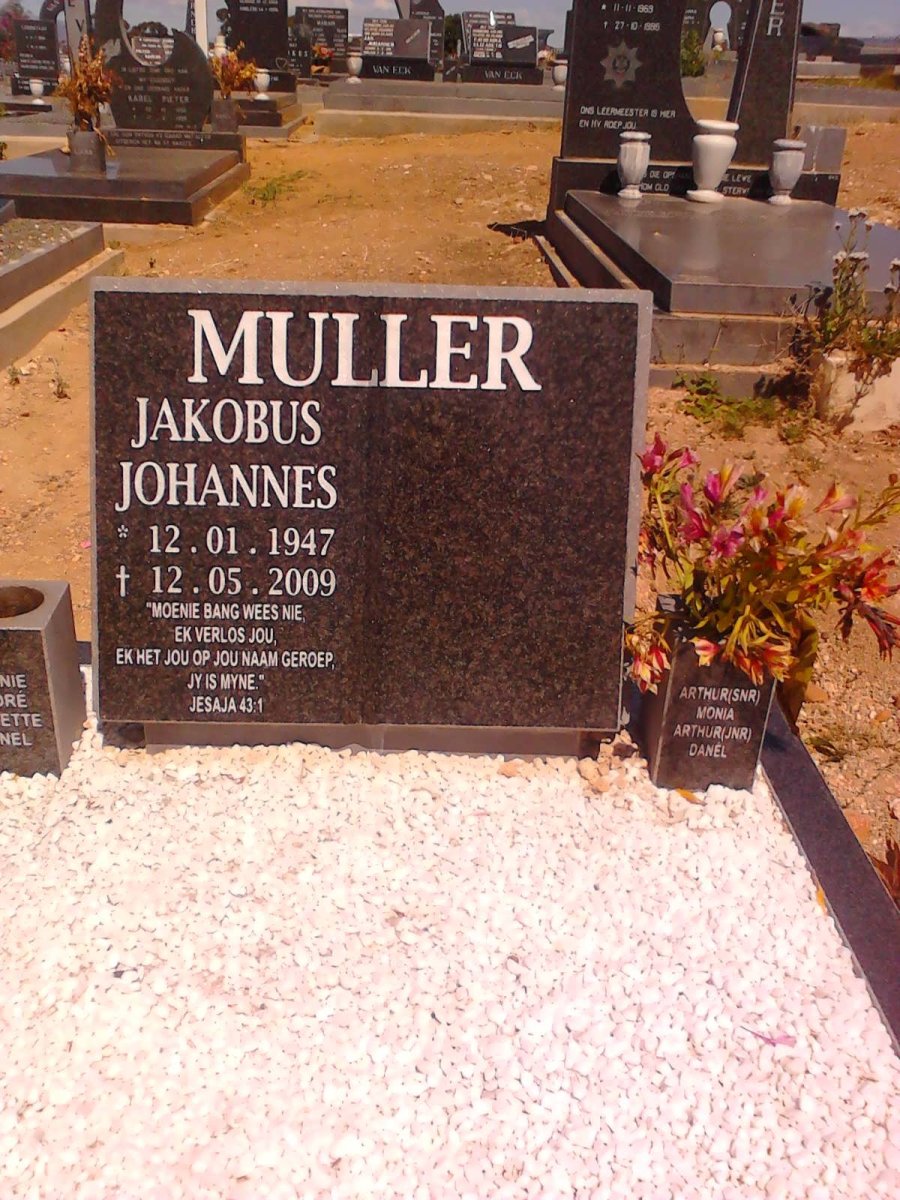 MULLER Jakobus Johannes 1947-2009