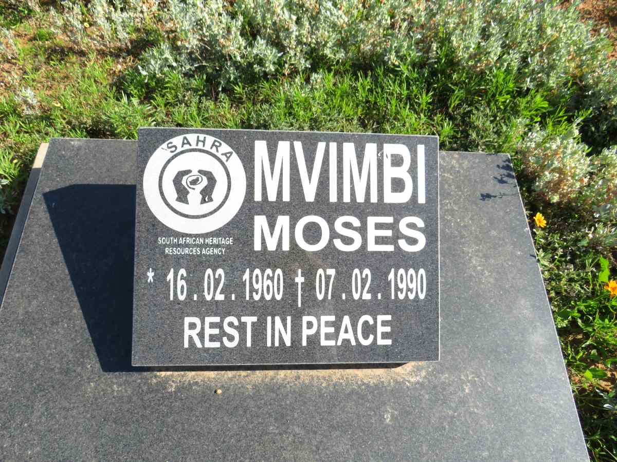 MVIMBI Moses 1960-1990