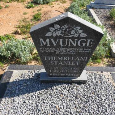 MVUNGE Thembelani Stanley 1955-2006
