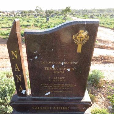 NANA Temba Alfred 1927-2012