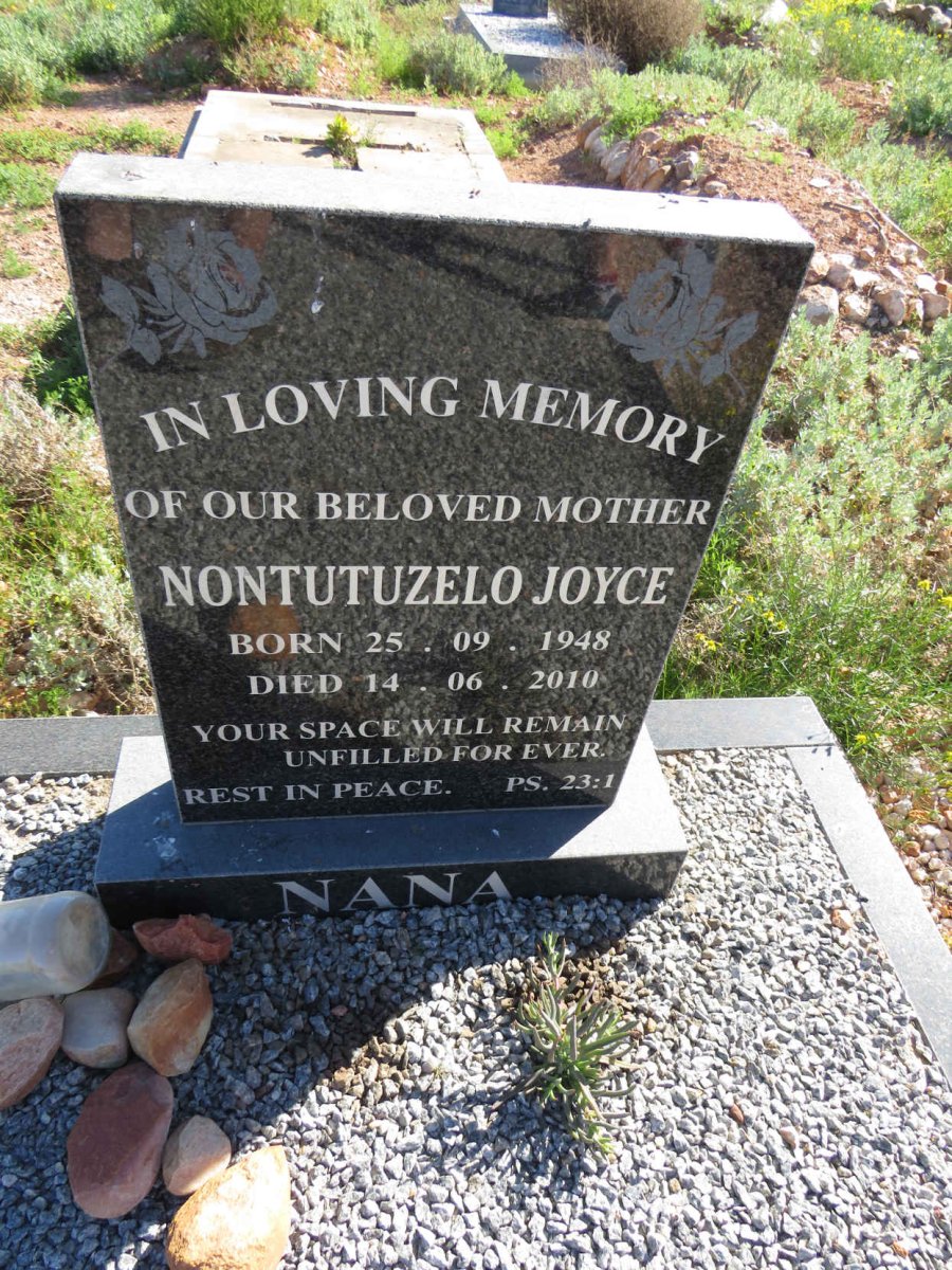 NANA Nontutuzelo Joyce 1948-2010
