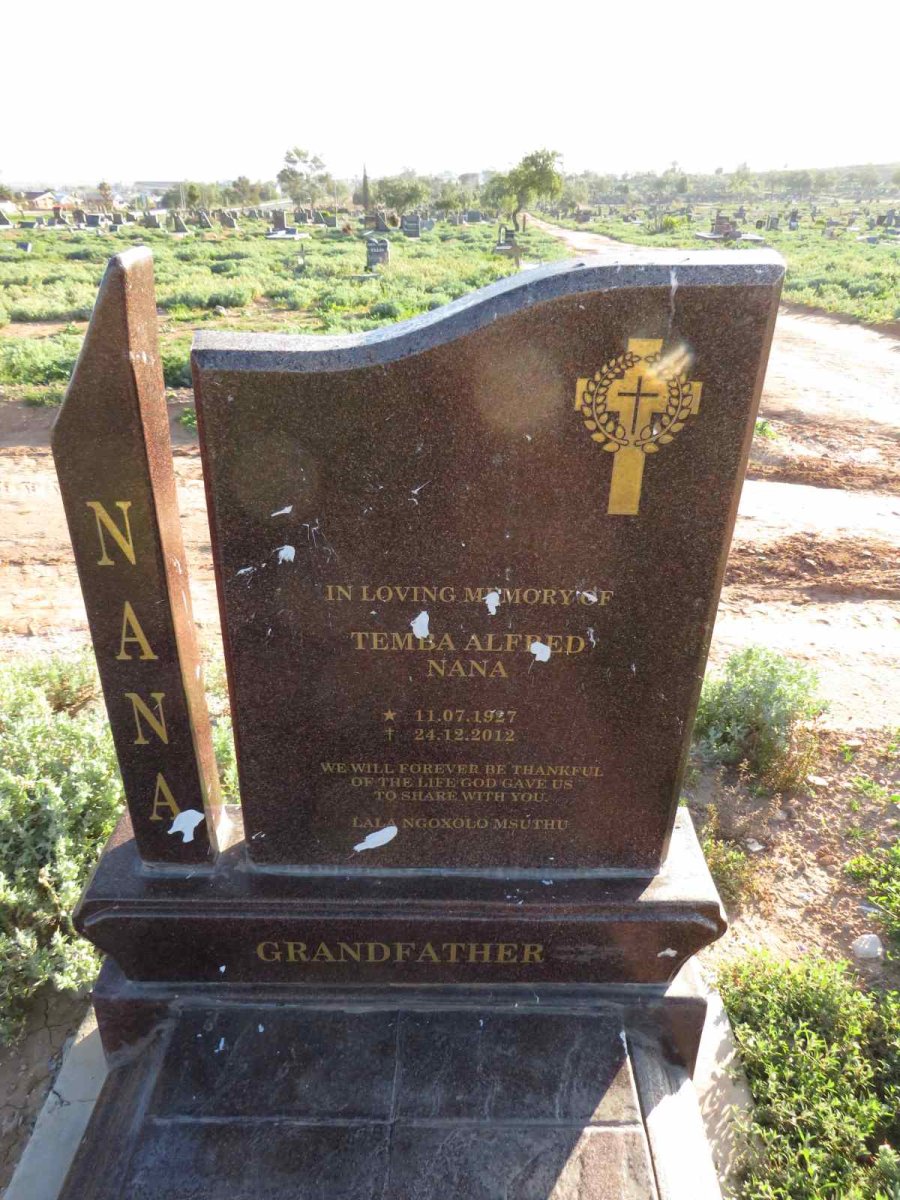 NANA Temba Alfred 1927-2012