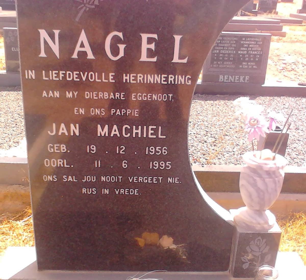 NAGEL Jan Machiel 1956-1995