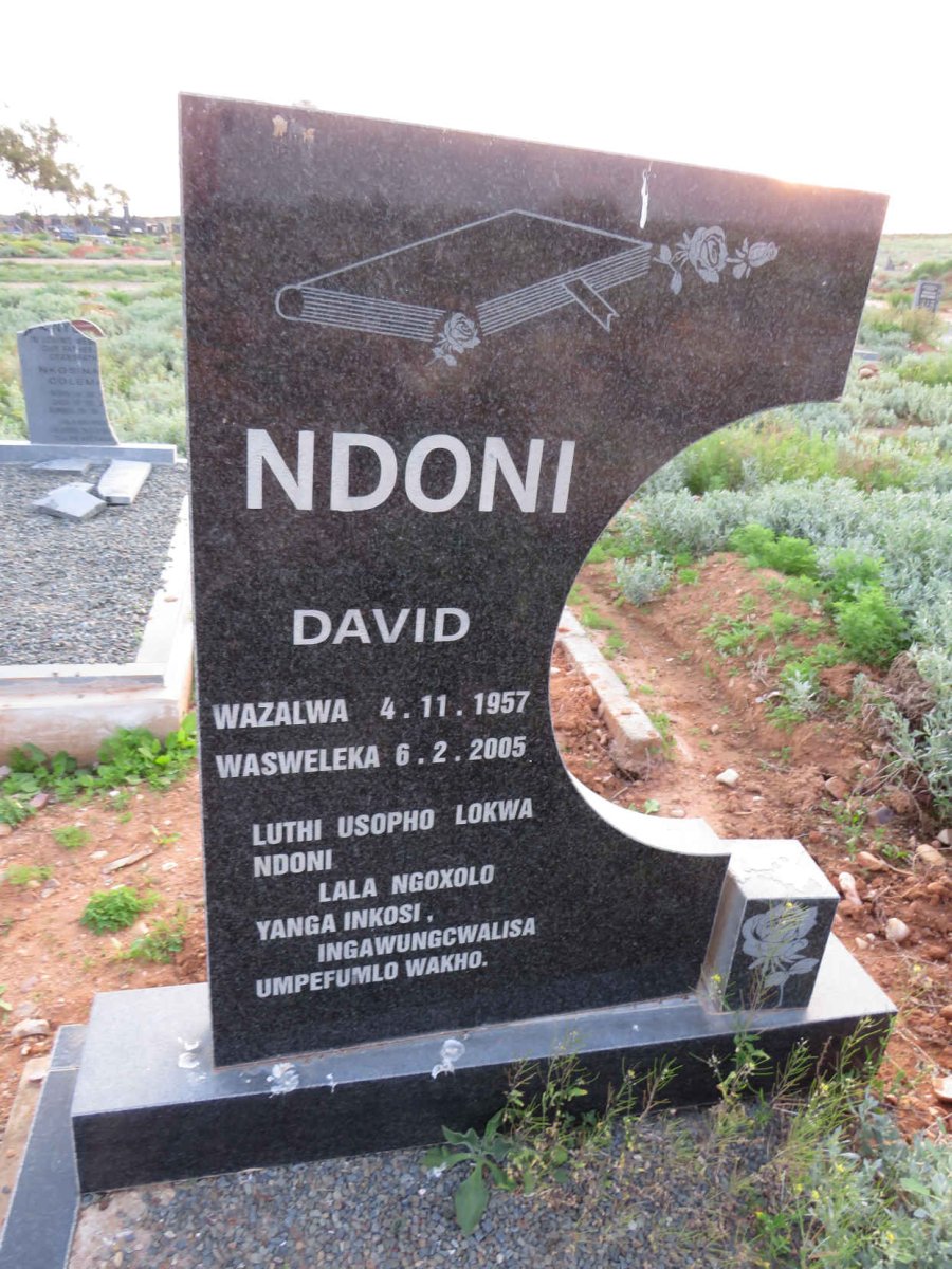 NDONI David 1957-2005