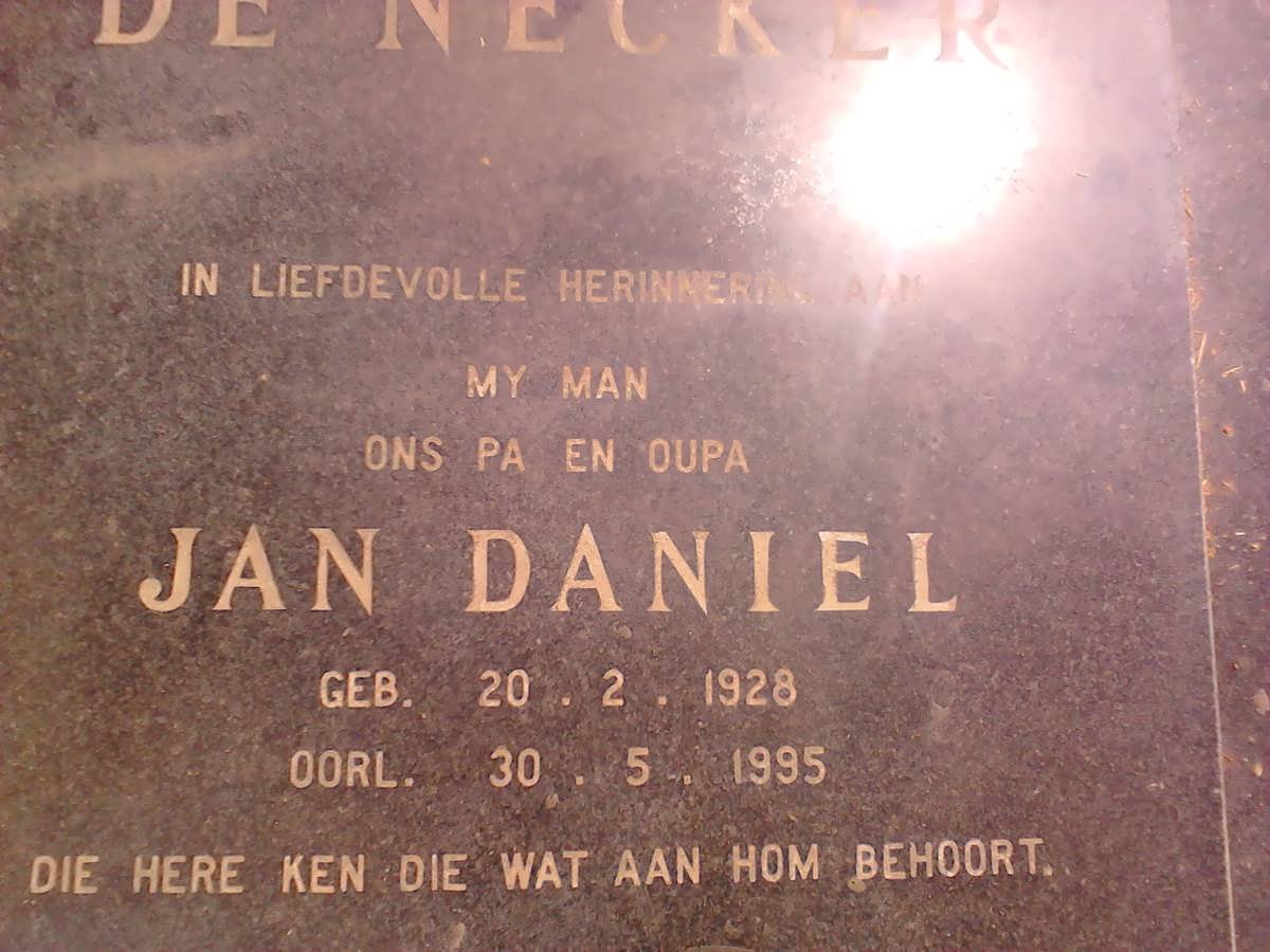 NECKER Jan Daniel, de 1928-1995