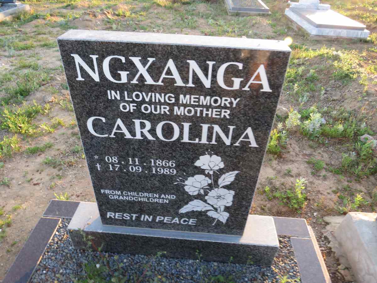 NGXANGA Carolina 1866-1989