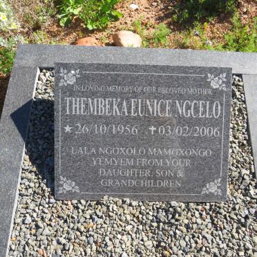 NGCELO Thembeka Eunice 1956-2006