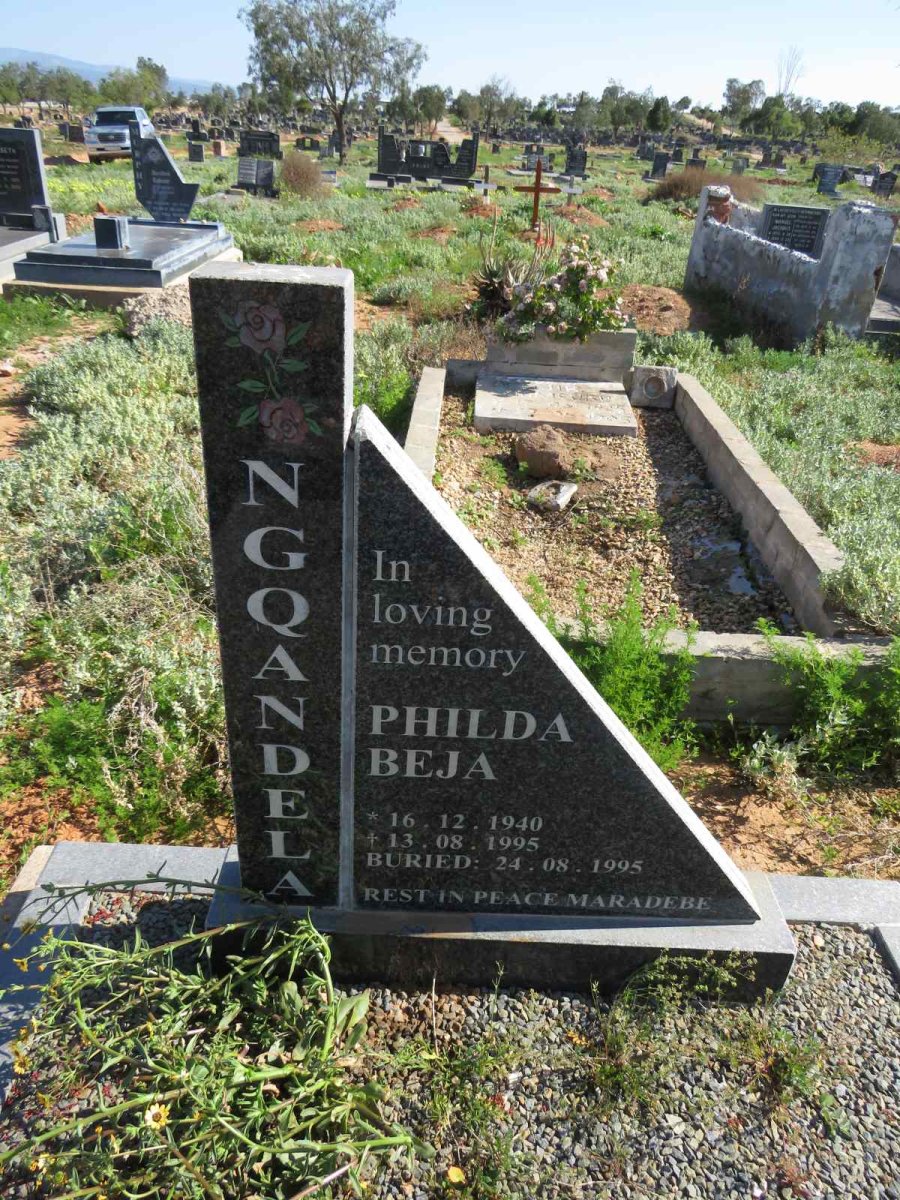 NGQANDELA Philda Beja 1940-1995