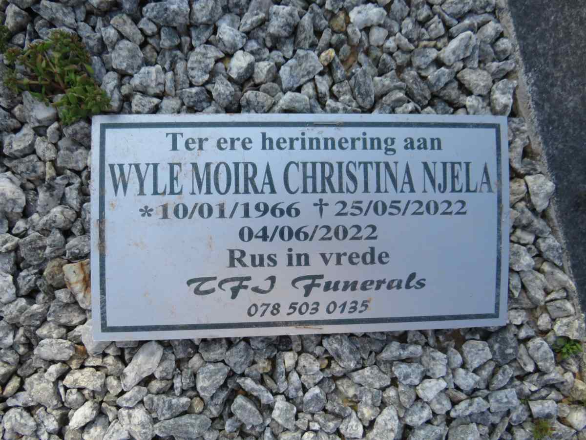 NJELA Moira Christina 1966-2022