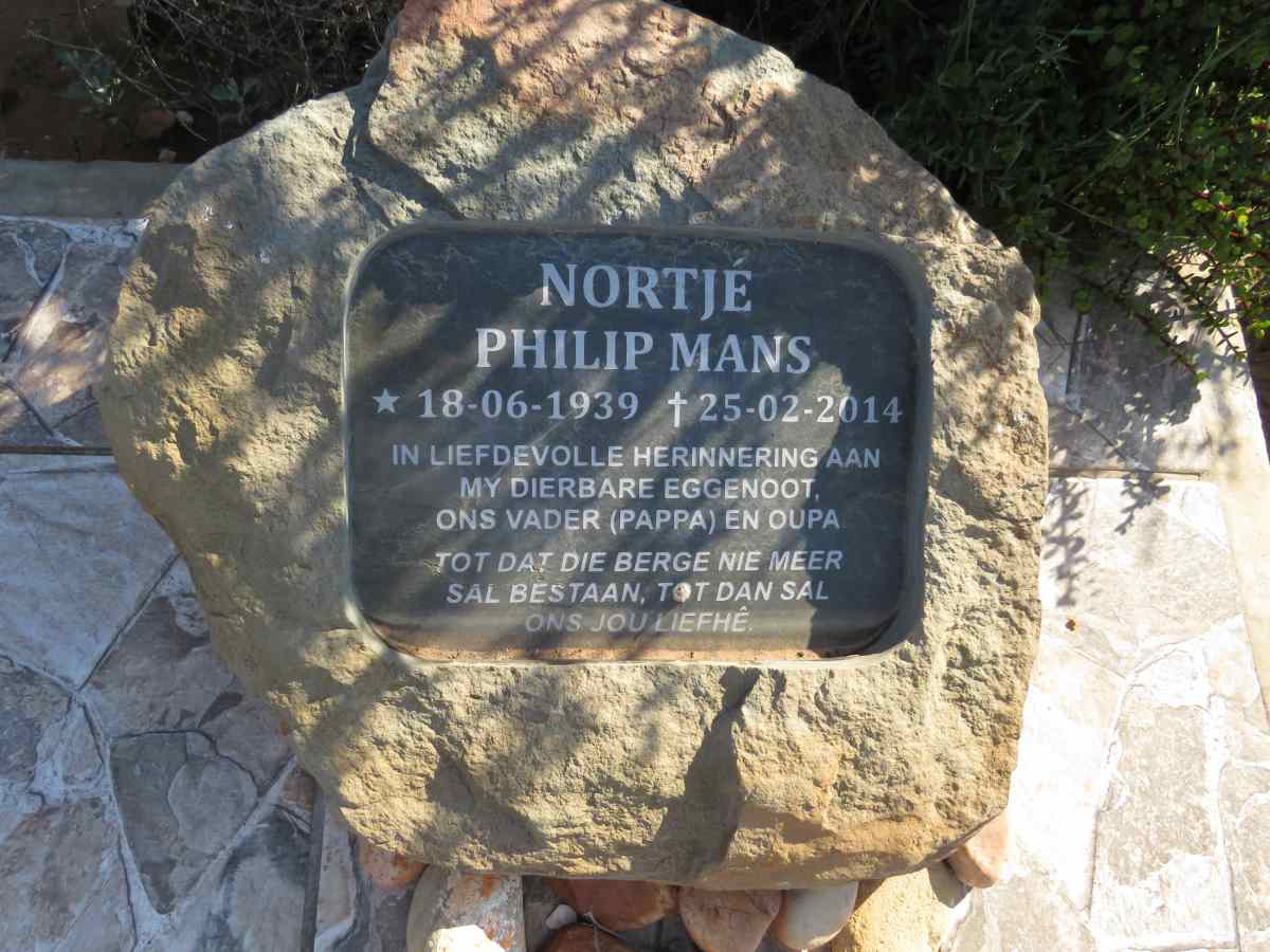 NORTJE Philip Mans 1939-2014