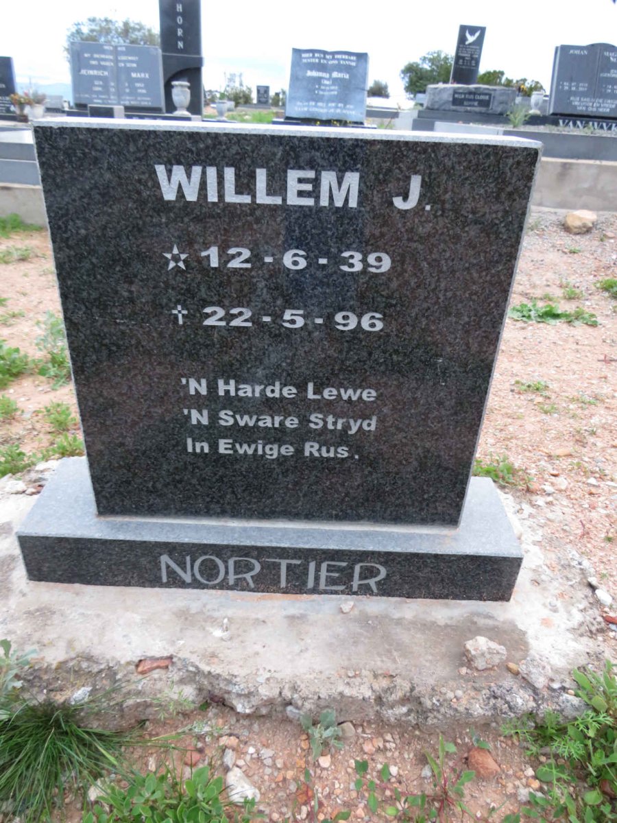 NORTIER Willem J. 1939-1996