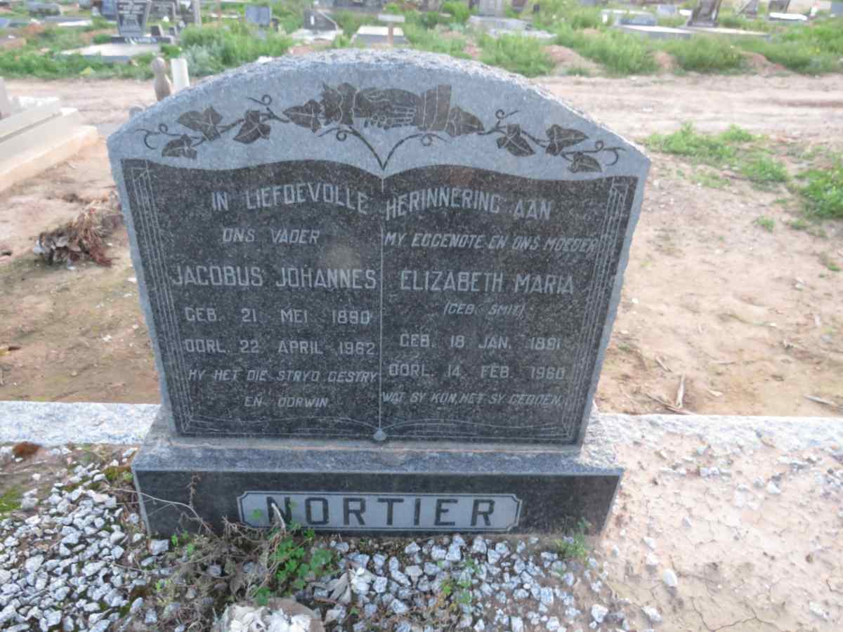 NORTIER Jacobus Johannes 1890-1962 & Elizabeth Maria SMIT 1891-1960