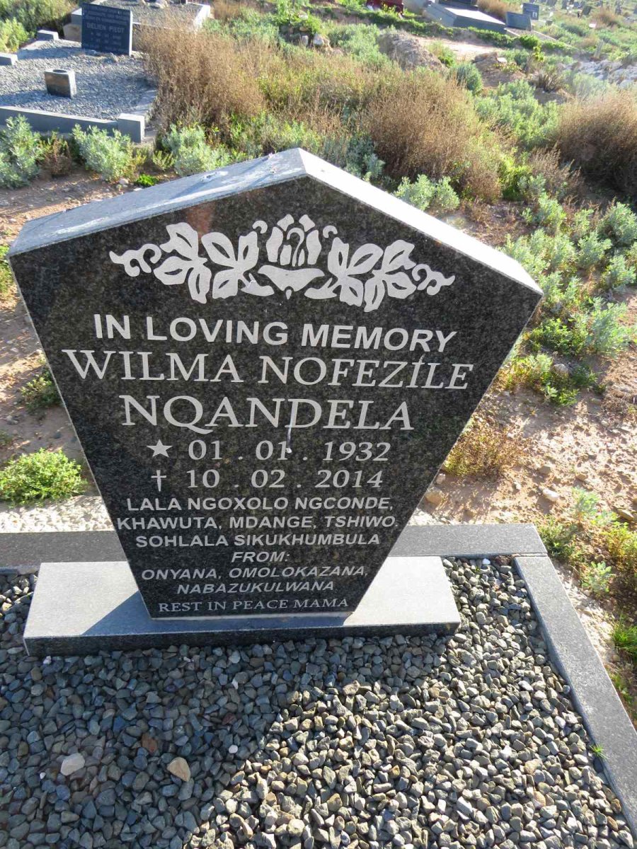 NQANDELA Wilma Nofezile 1932-2014