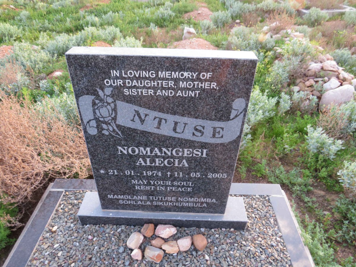 NTUSE Nomangesi Alecia 1974-2005