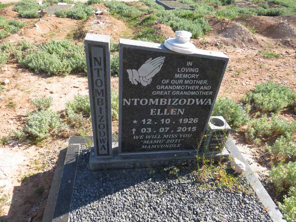 NTOMBIZODWA Ellen 1926-2015