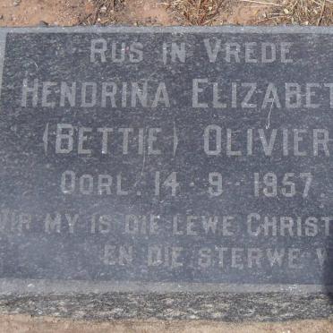 OLIVIER Hendrina Elizabeth -1957