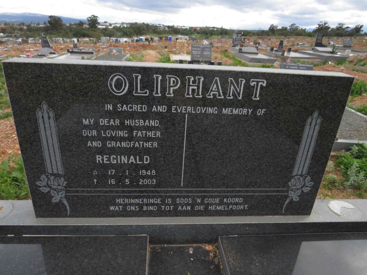 OLIPHANT Reginald 1948-2003