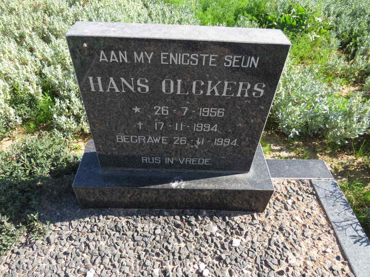OLCKERS Hans 1956-1994